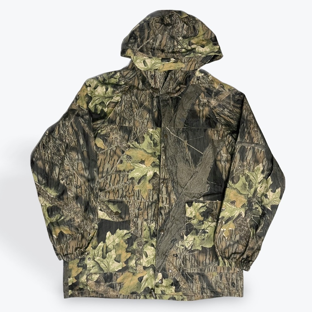 Camouflage Rain Jacket men’s size medium Columbia Sportsware